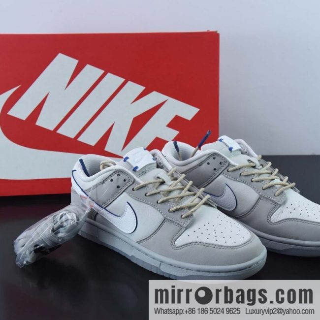 Nk SB Dunk Low \"Grey Leather\" Moon Grey SB low-top sports and leisure board shoes, item number: DX3722-001
