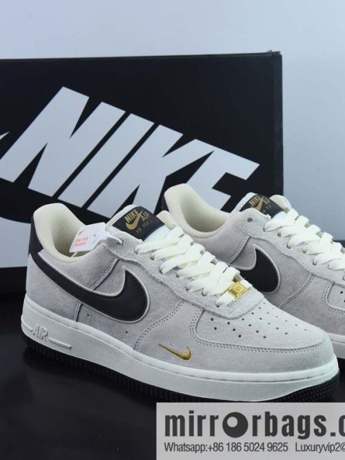 Nike Air Force 1 Low \'07 small hook black suede, Air Force One low help item number: KK5636-810