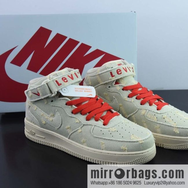 Air Force 1 \'07 MID Levi\'s Levi\'s joint name, Air Force One Zhonggang, item number: 651122K