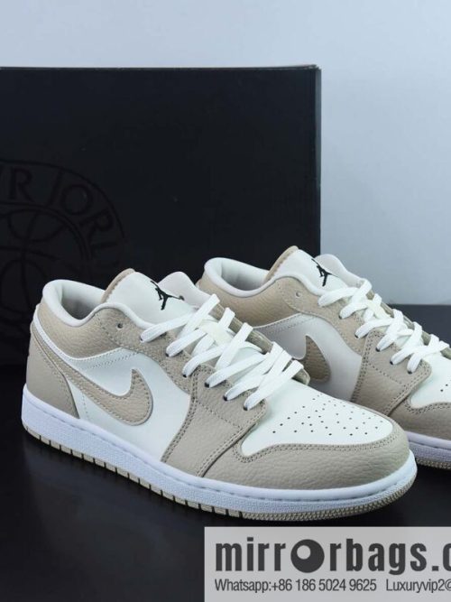 Air Jordan 1 Low sail white and yellow AJ1 Joe 1 Jordan series low-top casual sports shoes, item number: FB7168-121