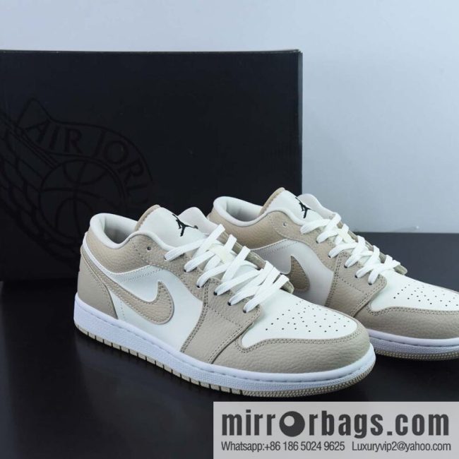 Air Jordan 1 Low sail white and yellow AJ1 Joe 1 Jordan series low-top casual sports shoes, item number: FB7168-121