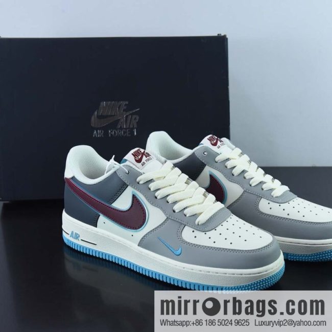Nike Air Force 1 \'07 Low \"Rouge\" \"Grey Rouge\" Air Force No. 1 low-top sports and leisure shoes, item number: LJ8822-666