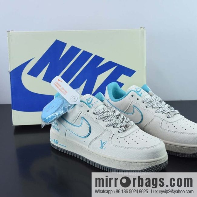 NIke Air Force 1 \'07 Low \"LV Joint - Ice Blue Gypsy\" Low Top Casual Board Shoes, Air Force One Item Number: HX123-004