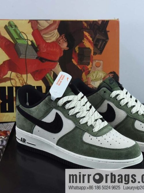 AKIRA × Nike Air Force 1 Low \'07 Morandi green, suede, gypsy color scheme Air Force No. 1 low-top casual board shoes, item number: DI3966-023
