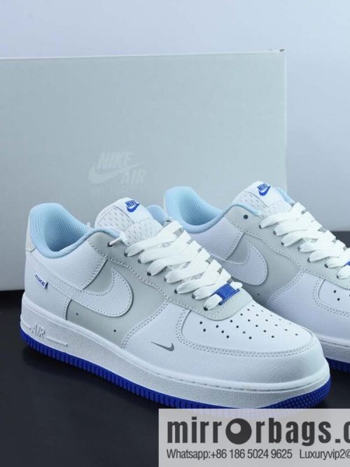 Nike Air Force 1 AF1 Air Force One/low-top, white gray blue, item number: FB1844-111