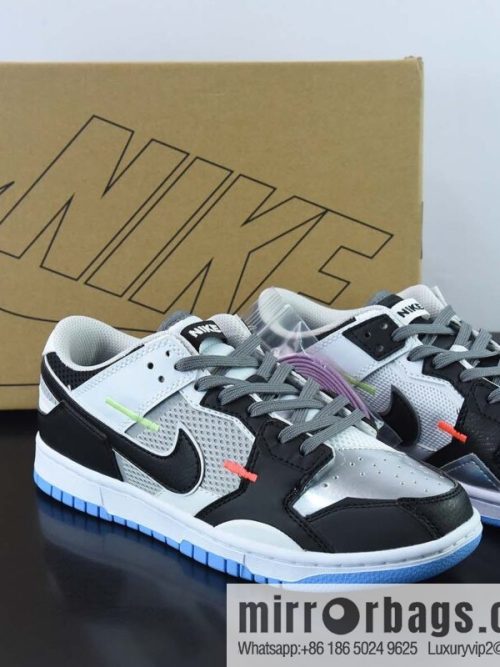 SB Dunk Scrap Low \"Mismatch\" Stitching, Slam Dunk Series Low Top Classic, Item Number: DN5381-001