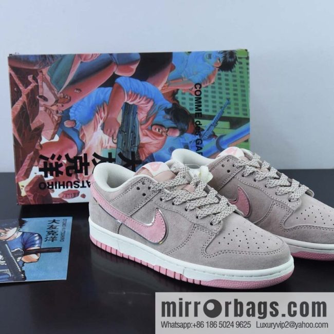 Otomo Katsuhiro x Nike SB Dunk Low \"Steamboy OST\" Meat Powder, Low Top Casual Sports Suede, Item Number: ST1391-208