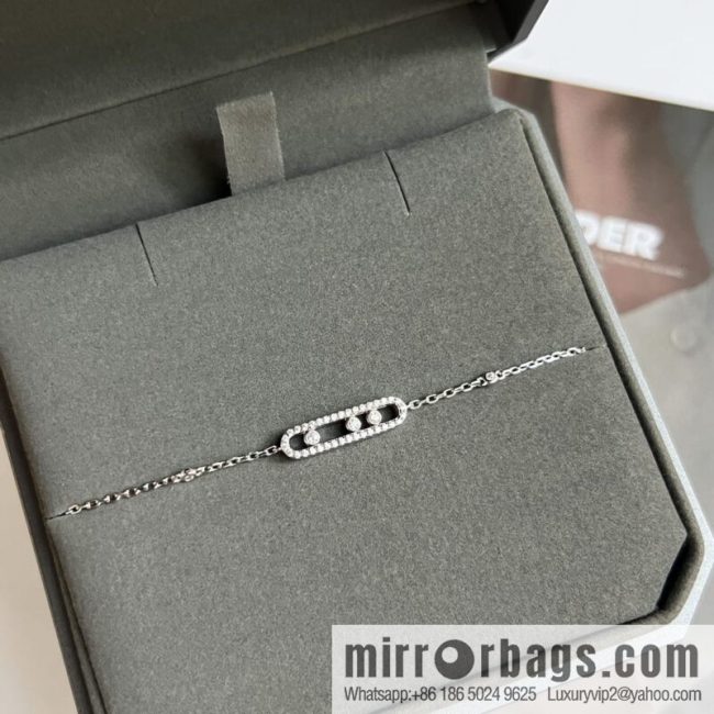 Messika MOVE full diamond three diamond bracelet - Image 2