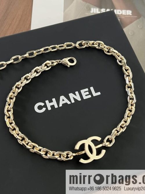 New ☑️ CHANEL Chanel glossy double c necklace