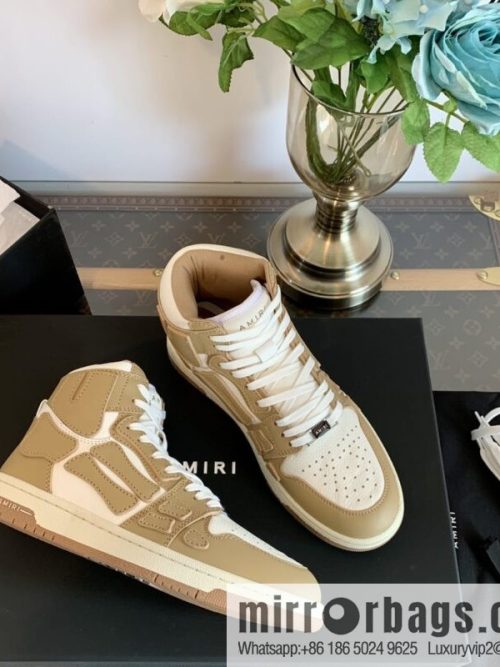 Handmade Unisex His & Hers high top bone shoes with double leather fit