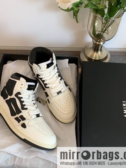 Handmade Unisex His & Hers high top bone shoes with double leather fit