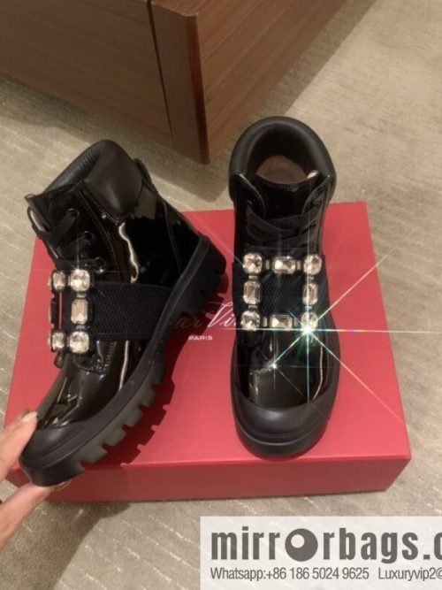 RV Walky Viv Cloud Rhinestone Square Buckle Boots/Boots