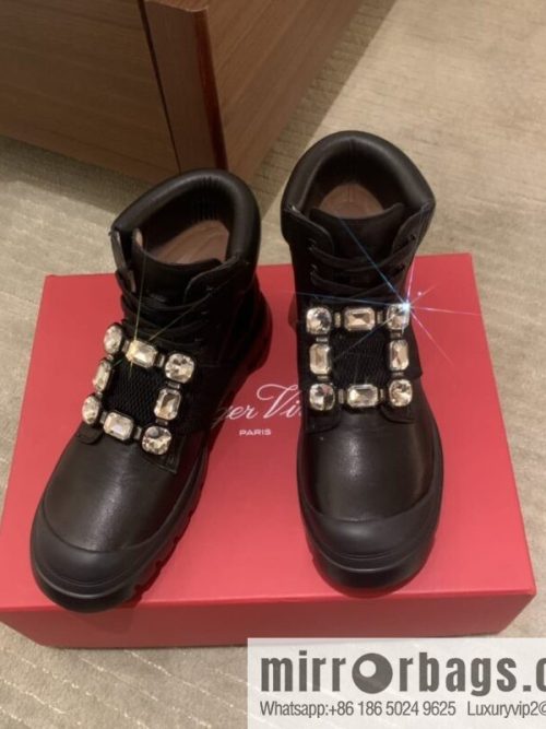 RV Walky Viv Cloud Rhinestone Square Buckle Boots/Boots
