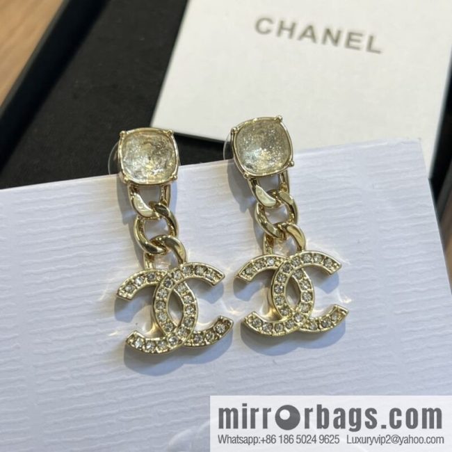New ☑️ CHANEL Chanel c2 double c stud earrings - Image 3