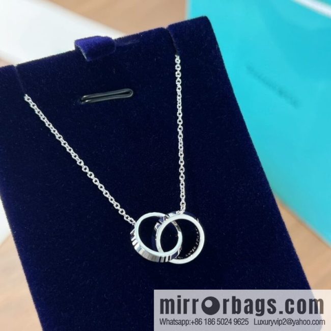 New ☑️ Tiffany & Co. X double ring necklace - Image 2