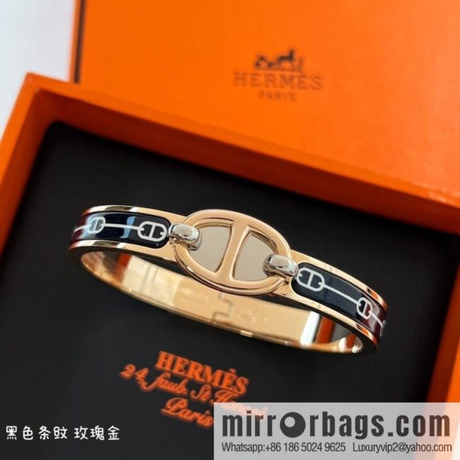 HERMES MINI CLIC CHAINE D\'ANCRE BRACELET Pig Nose Bracelet Bracelet - Image 3