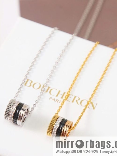 New BOUCHERON/Boucheron Quatre Classique series, the same as Zhou Dongyu, ceramic necklace