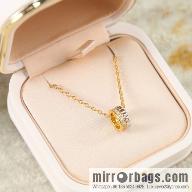 New BOUCHERON/Boucheron Quatre Radiant series necklace Luhan same, ceramic necklace