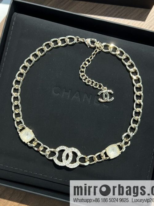 New ☑️ CHANEL Chanel double c gold necklace