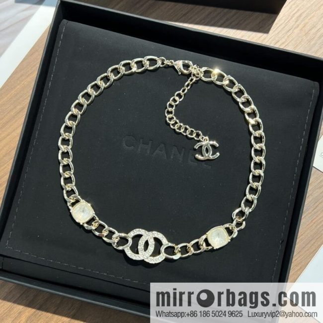 New ☑️ CHANEL Chanel double c gold necklace
