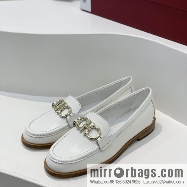SF ✔️ salvatore Ferragamo ✔️ new products! Ferragamo Gancini double-sided buckle loafers shoes - Image 3