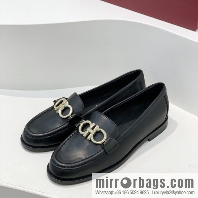 SF ✔️ salvatore Ferragamo ✔️ new products! Ferragamo Gancini double-sided buckle loafers shoes - Image 2