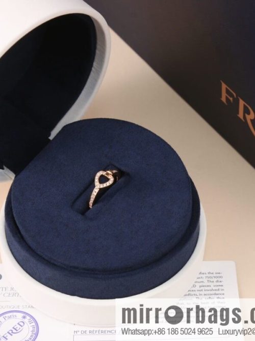 Fred limited edition rose gold heart ring