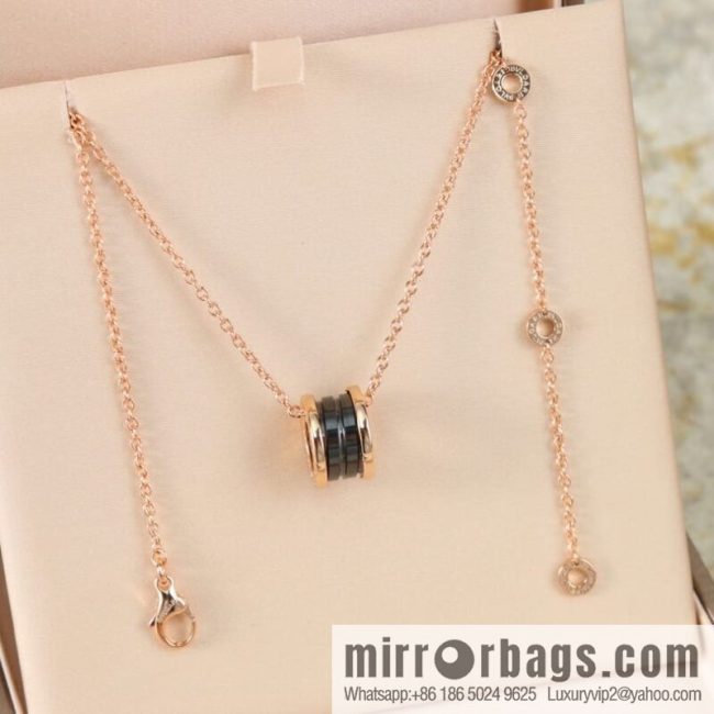 BVLGARI Bulgari black and white ceramic necklace - Image 2