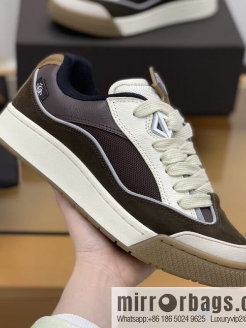 DIOR Dior uses granular calfskin with breathable mesh men\'s casual retro sneakers