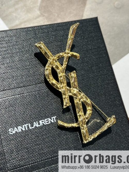 Saint Laurent YSL brooch