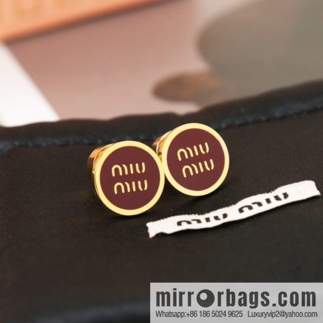 Miu Miu button stud earrings - Image 2