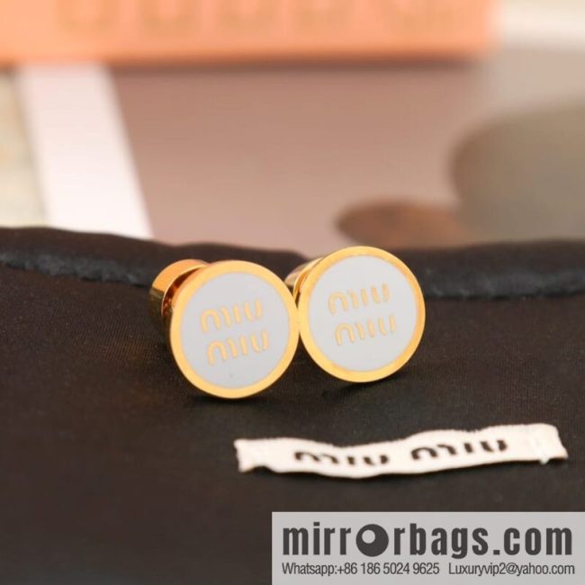 Miu Miu button stud earrings - Image 3