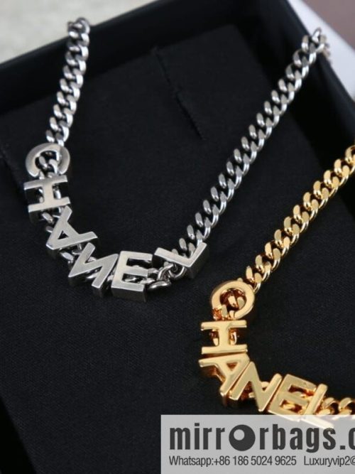 New ☑️ CHANEL Chanel medieval chain strap letter necklace