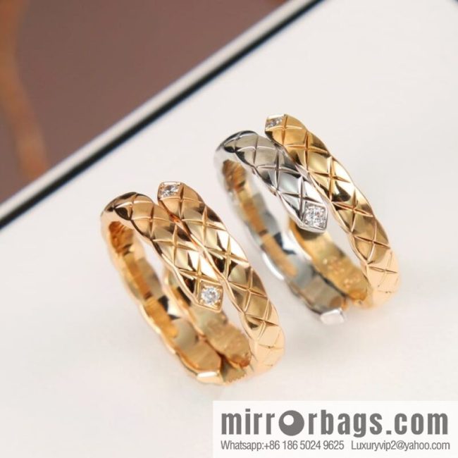 New ☑️ CHANEL Chanel coco crushing series rhombus ring