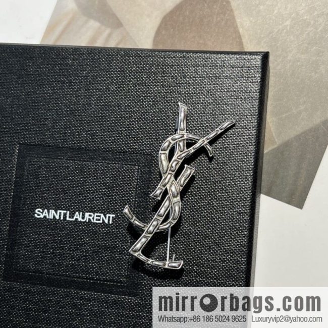 Saint Laurent YSL brooch