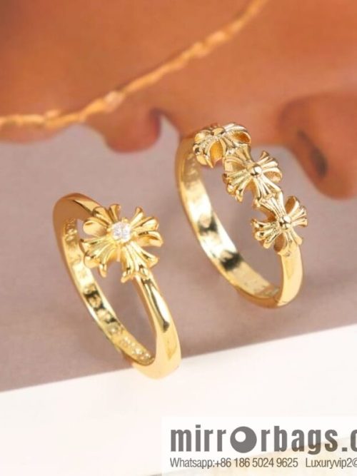 Classic explosion, Croxin gold cross ring