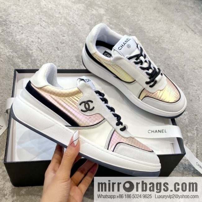 Chanel Chanel 2023 original custom elephant pattern calfskin sneakers - Image 7