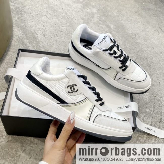 Chanel Chanel 2023 original custom elephant pattern calfskin sneakers - Image 3