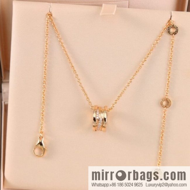BVLGARI Bulgari threaded diamond necklace