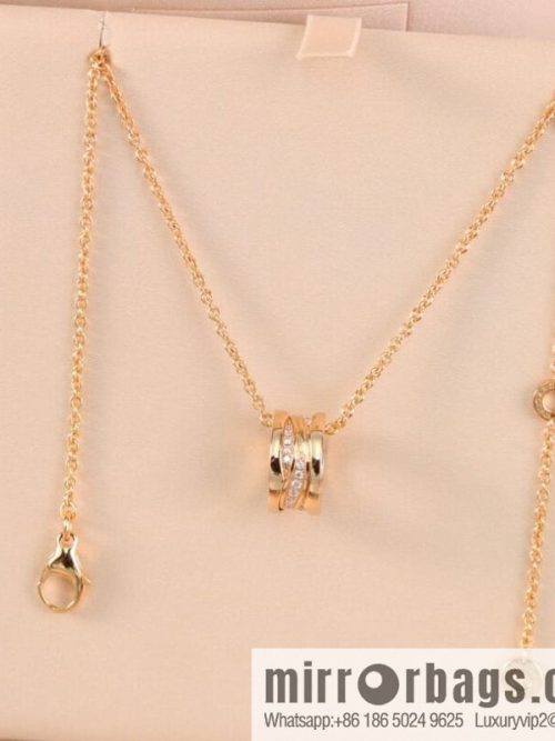 BVLGARI Bulgari threaded diamond necklace