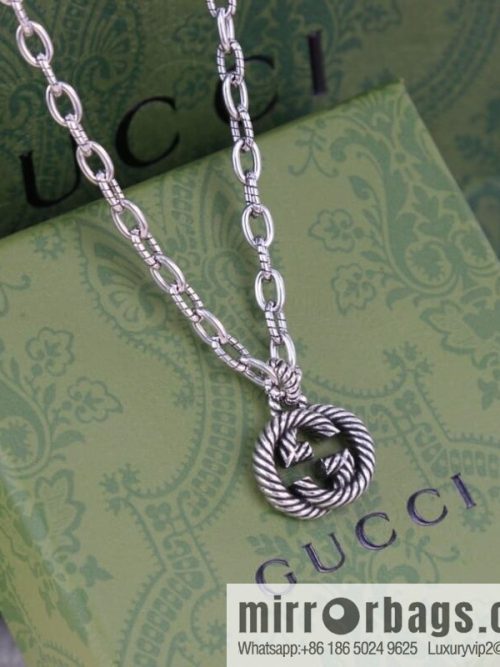 New Gucci gucci double G necklace