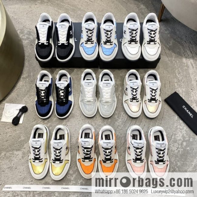 Chanel Chanel 2023 original custom elephant pattern calfskin sneakers