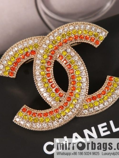 New ☑️ Chanel Chanel Double C Diamond Brooch