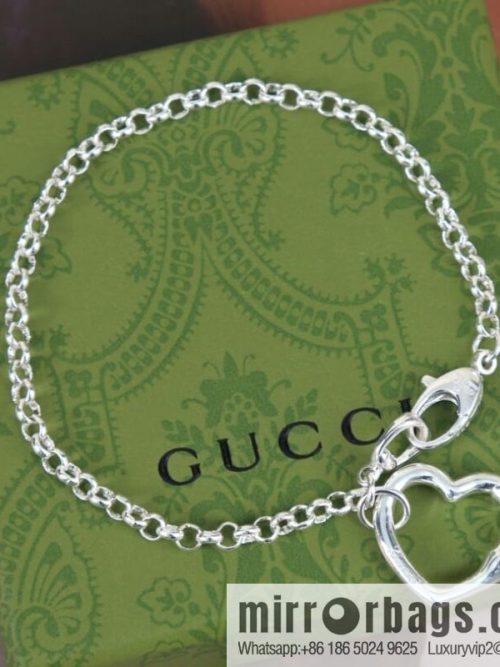 New Gucci gucci peach heart love bracelet