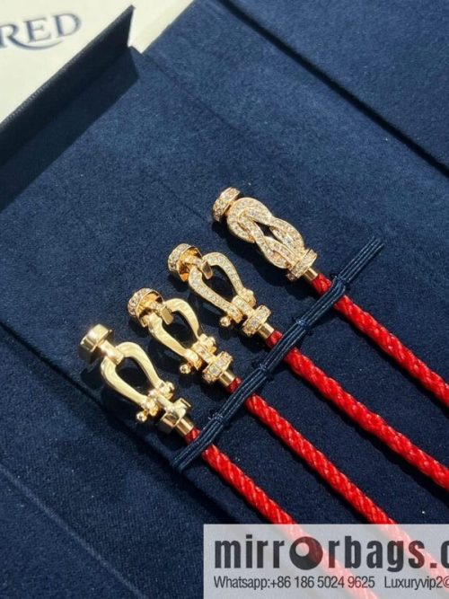 Fred red rope bracelet