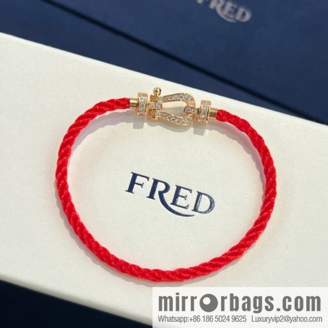 Fred red rope bracelet - Image 3