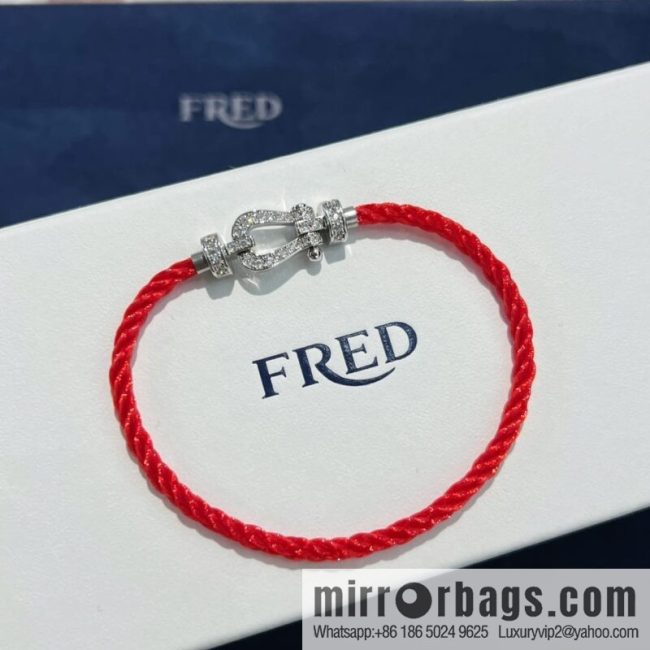 Fred red rope bracelet - Image 3
