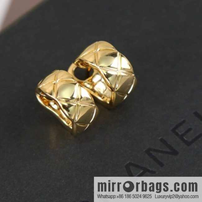 New ☑️ CHANEL Chanel coco crush series rhombus earrings - Image 2