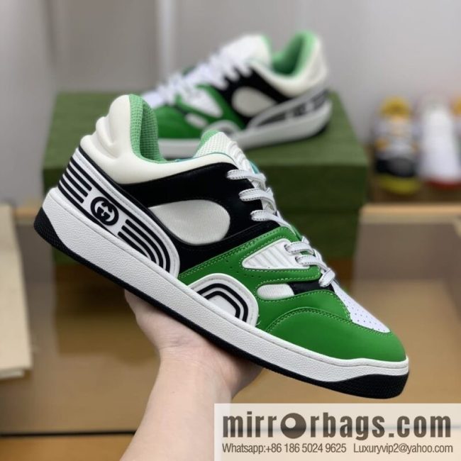 Gucci Gucci uses leather + breathable mesh iconic His & Hers sneakers