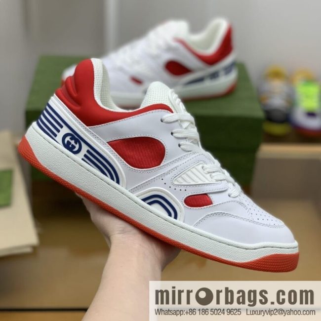 Gucci Gucci uses leather + breathable mesh iconic His & Hers sneakers